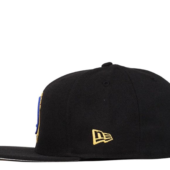 New Era Los Angeles Lakers 59FIFTY Fitted Hat Cap Black - Picture 2 of 4